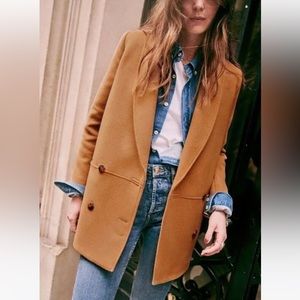 Sezane James Coat in Camel Size 38 (US 6)